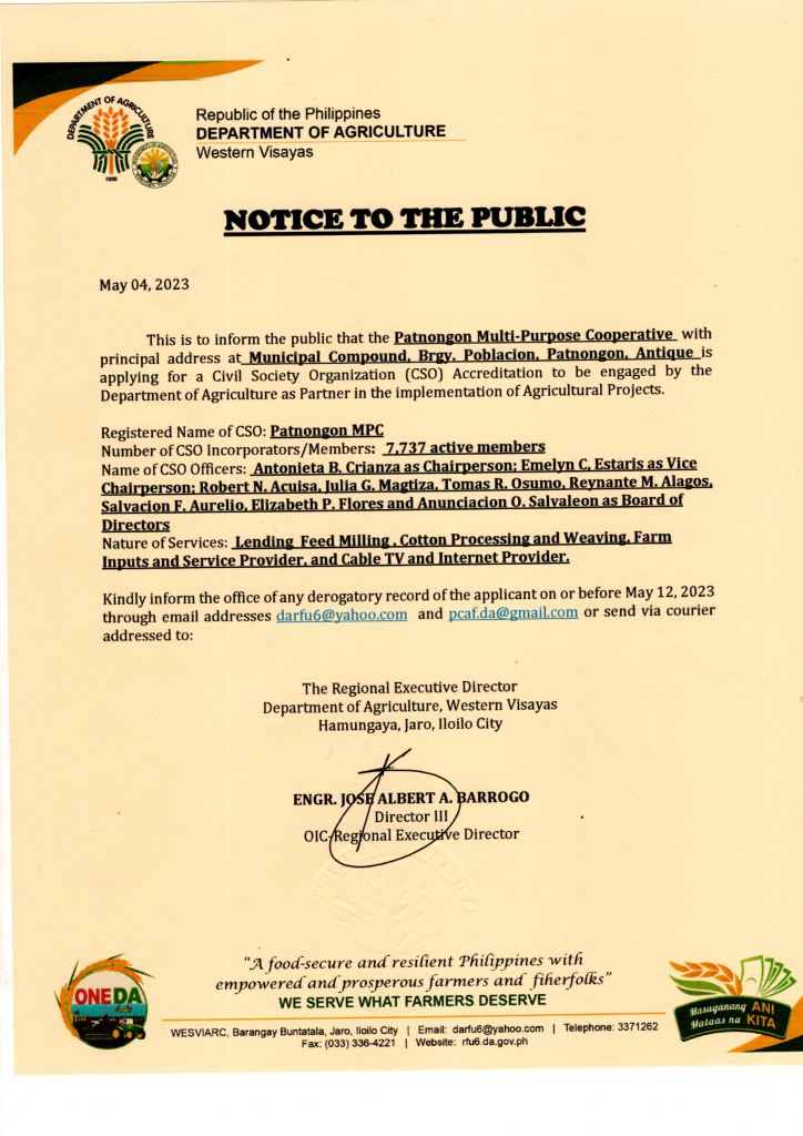 Patnongon Multi-Purpose Cooperative