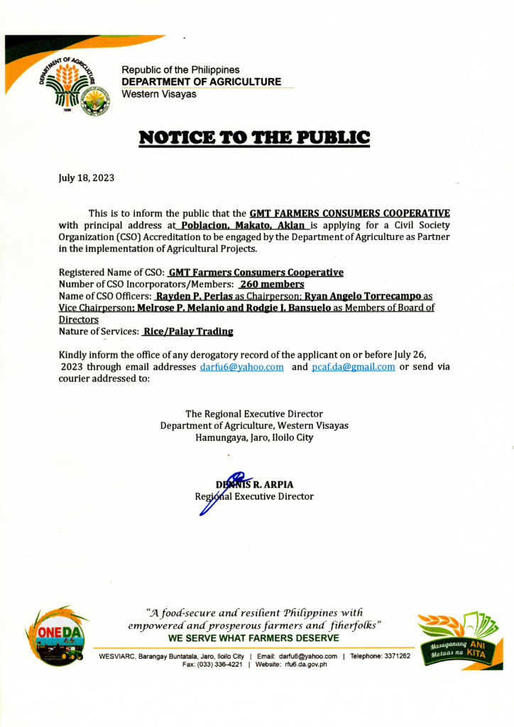 GMT Farmers Consumers Cooperative